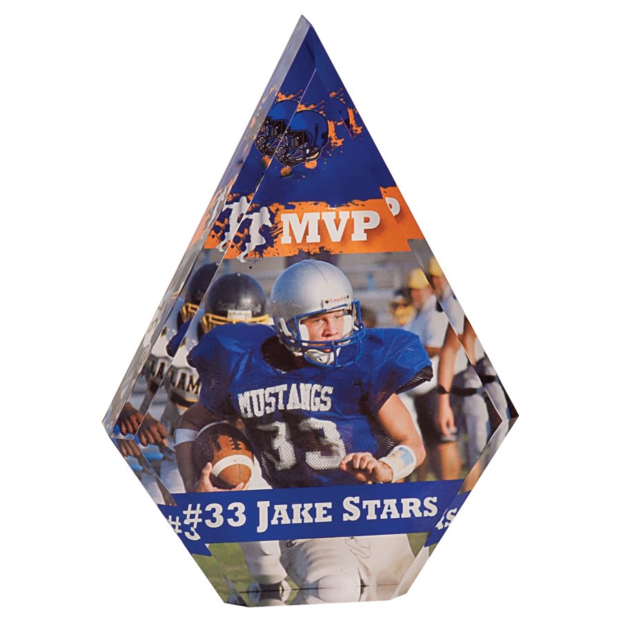 5x7 acrylic diamond award
