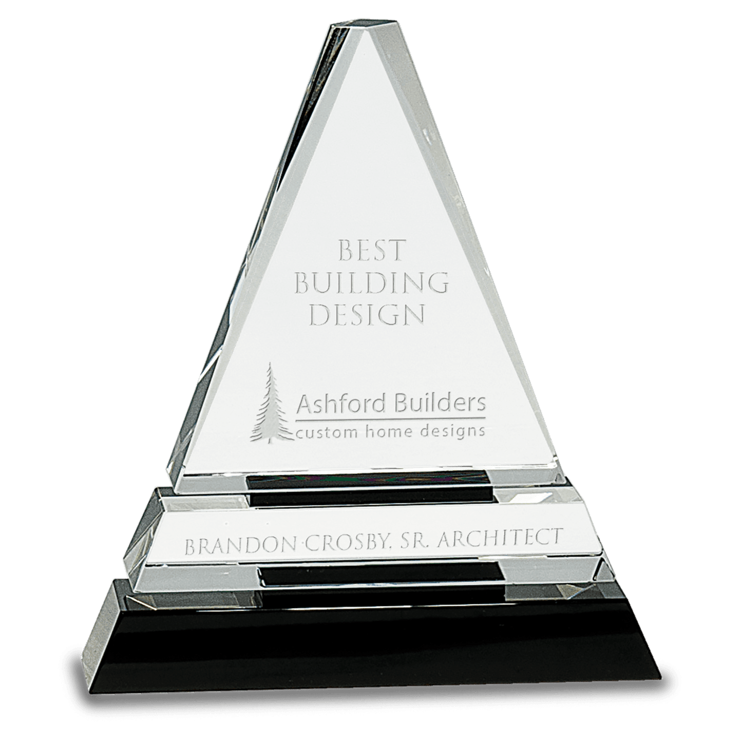 6 1/2 Crystal Award