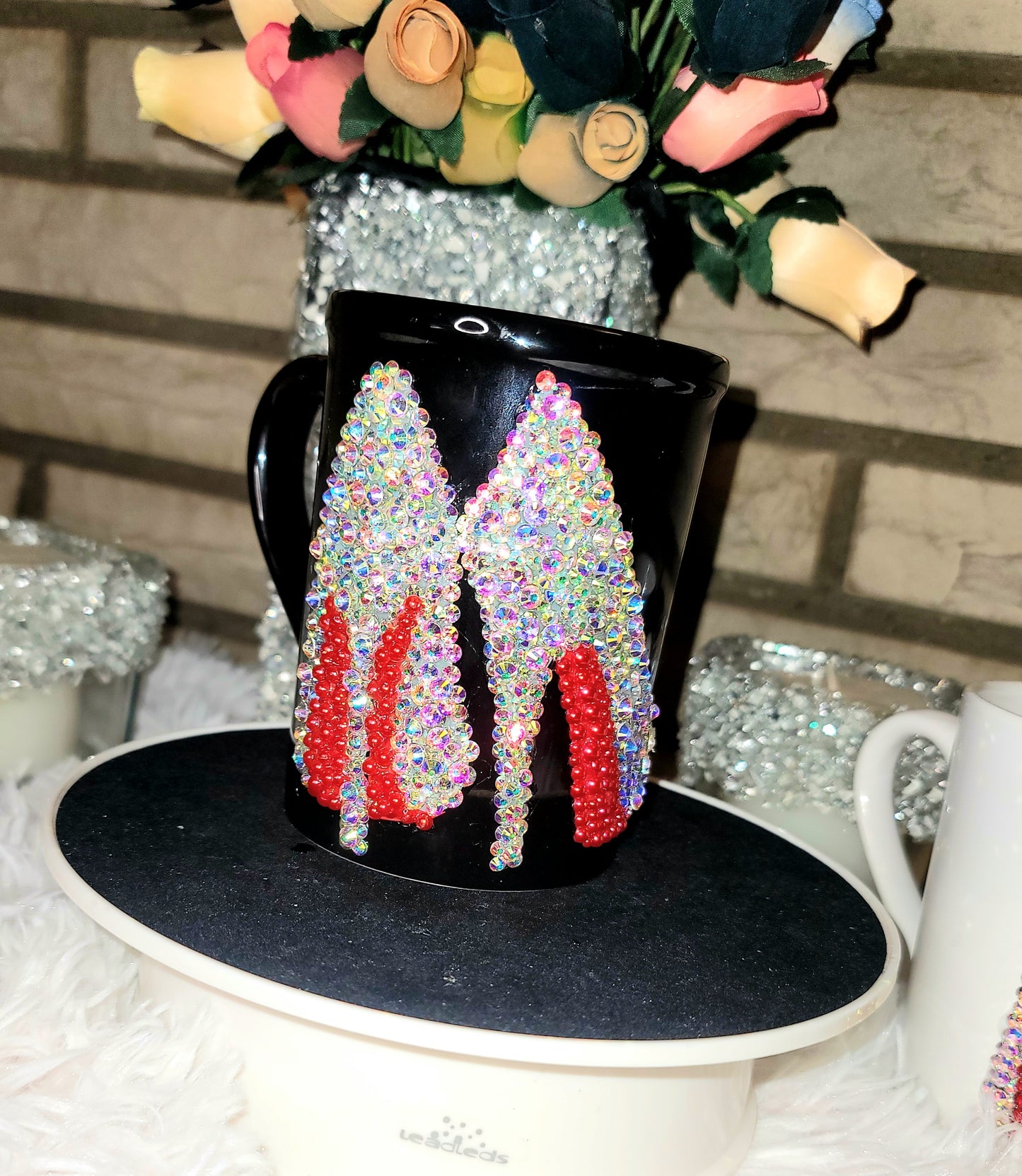 Red Bottom bling mug