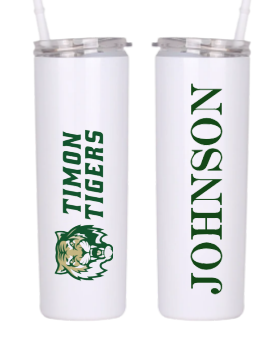 20 oz Skinny Tumbler Personalized