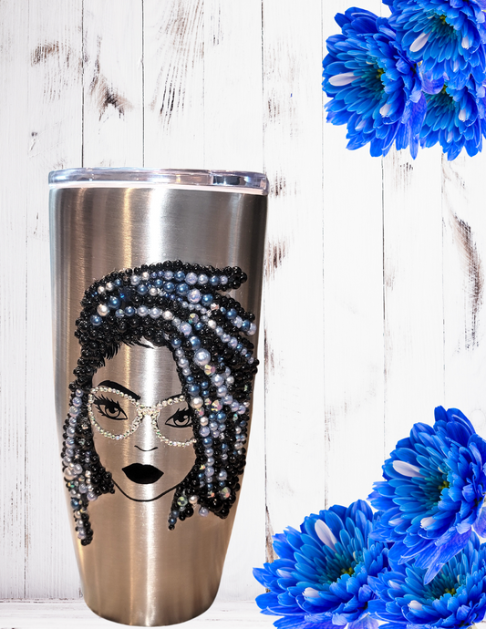Ericka bling travel mug